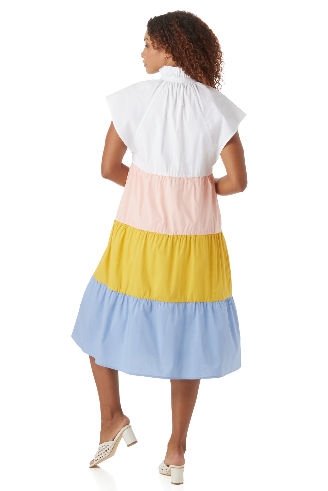 CROSBY Watts Dress - Spring Colorblock
