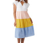 CROSBY Watts Dress - Spring Colorblock