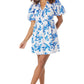 CROSBY Rainey Dress - Park Floral White