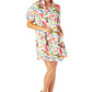 CROSBY Betts Dress - Botanical Garden White