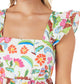 CROSBY Bryce Dress - Botanical Garden White