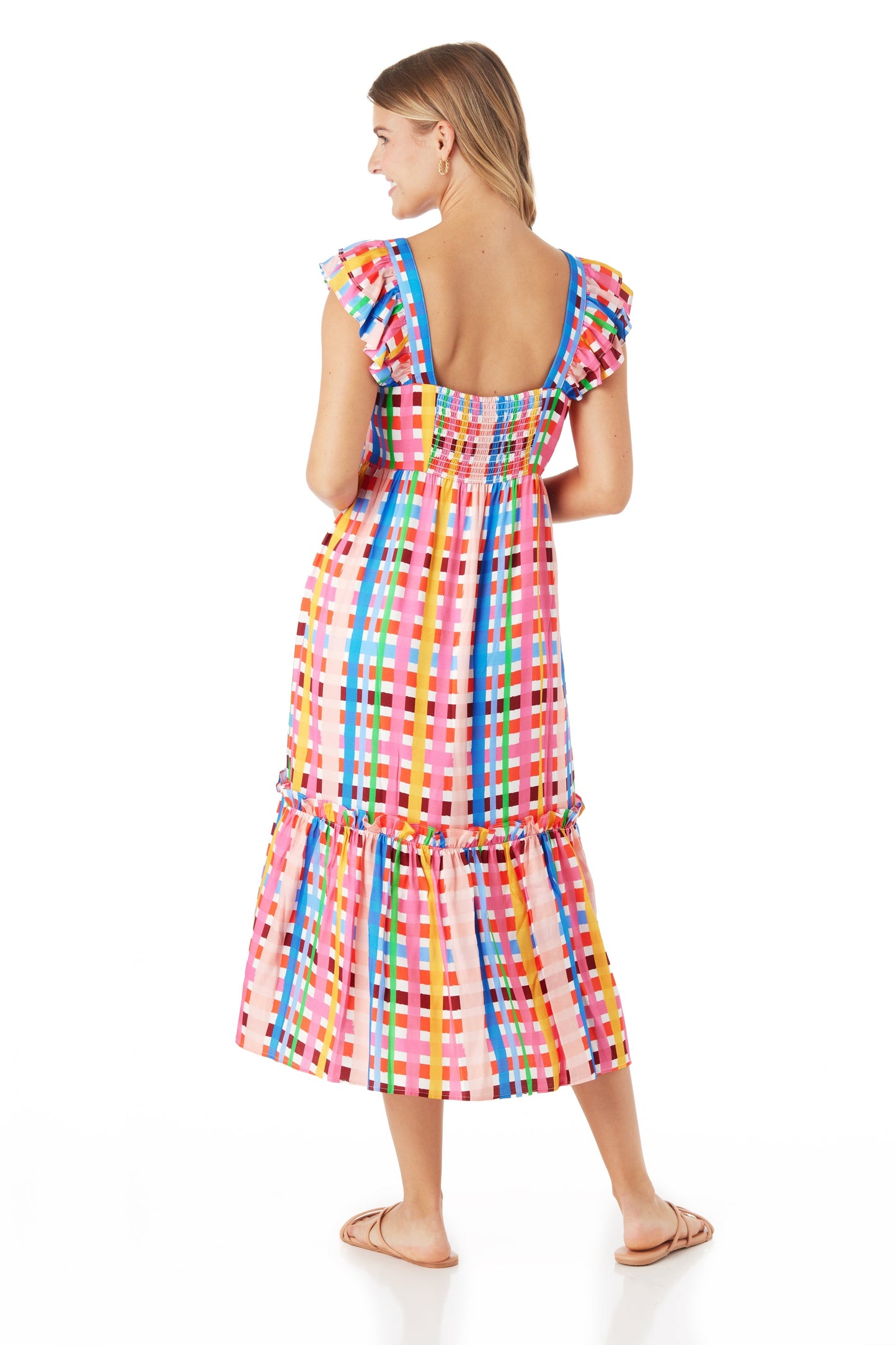 CROSBY Bryce Dress - Picnic Plaid