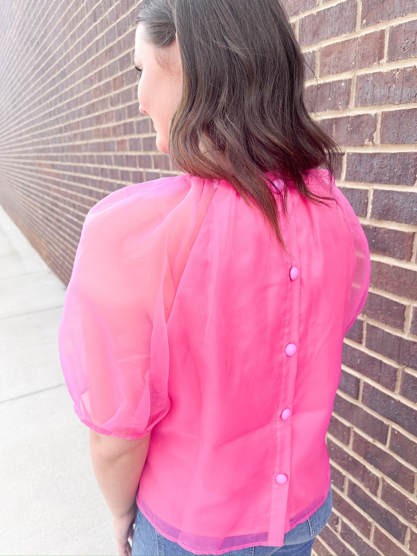 CROSBY Raelynn Top - Mollie Pink