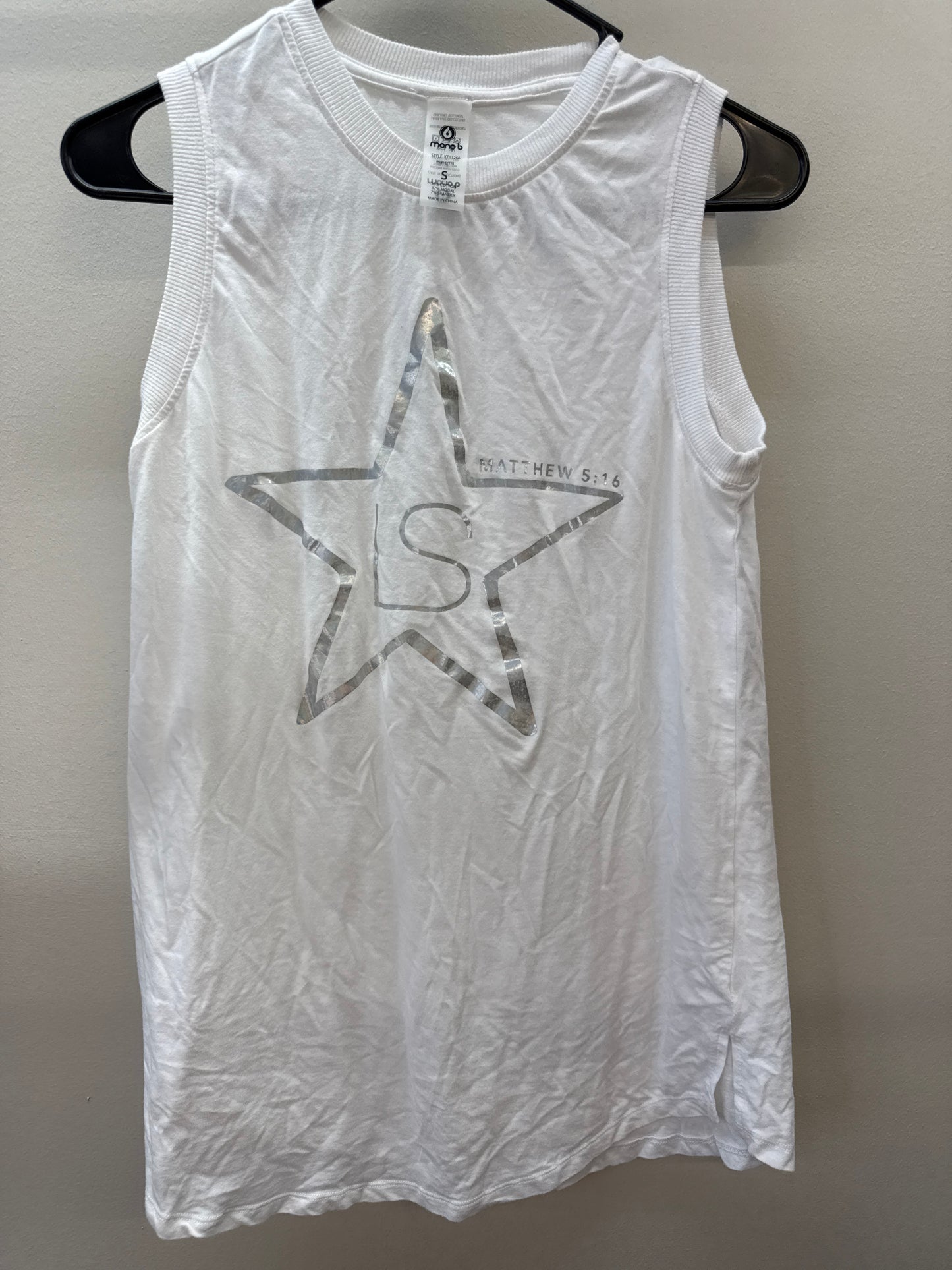 BL 0010 LS in Silver White Tank - Small