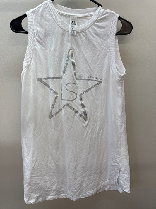 BL 0010 LS in Silver White Tank - Small