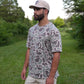 The Marsh Green Camo Migrator Performance Tee