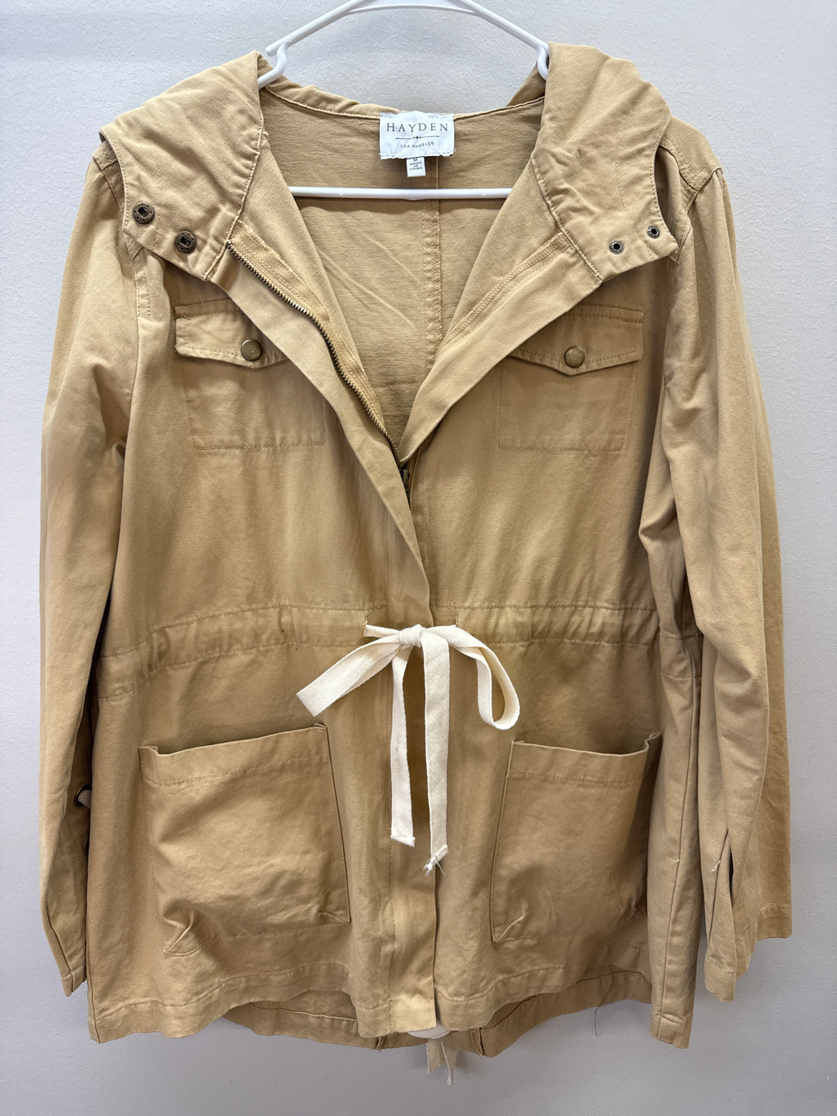 BL 0010 Hayden Khaki Zipup Jacket - Medium