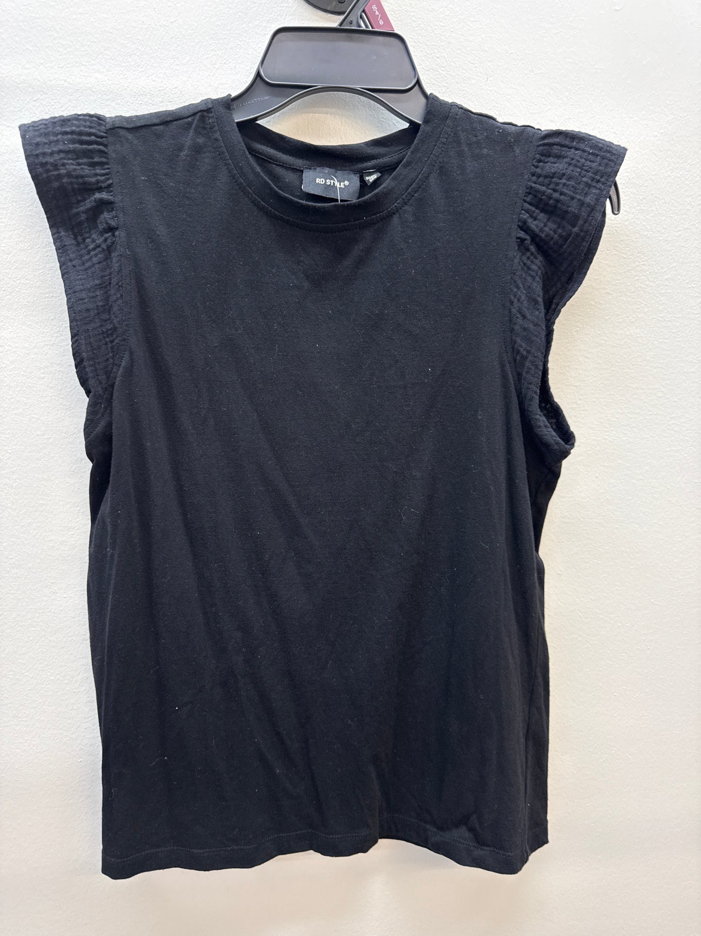 BL*0005 RD Style Black Knit Top - Small