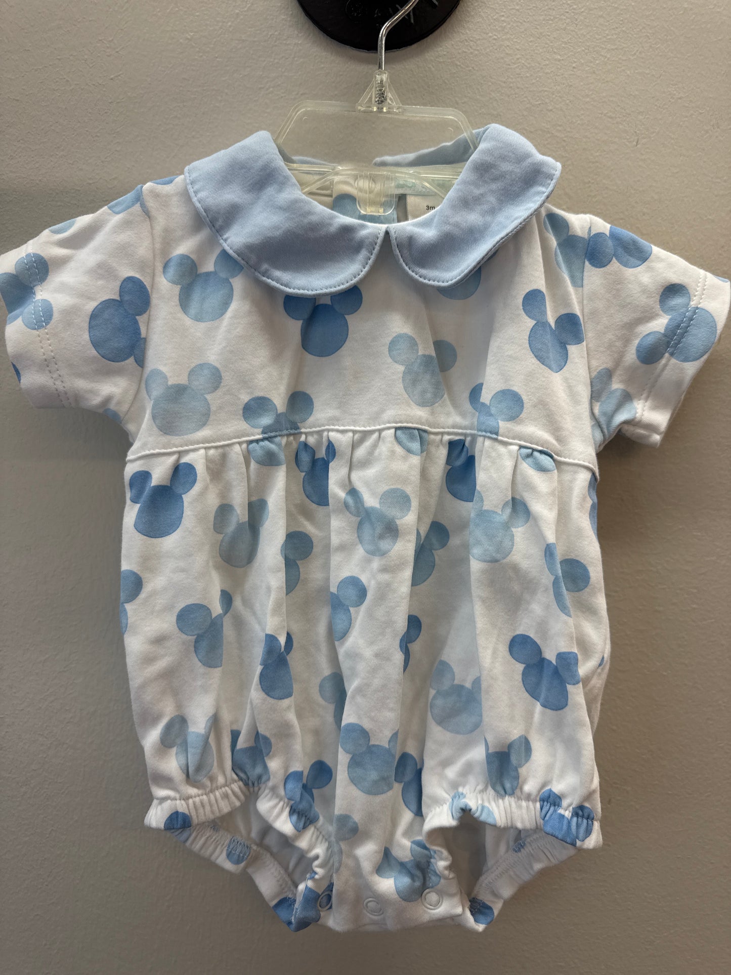 PK 0002 Blue Mickey Bubble - 3 months