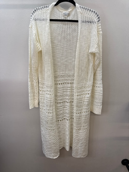GR 0024 Jun&Ivy Cream Crotchet Cardigan - XL