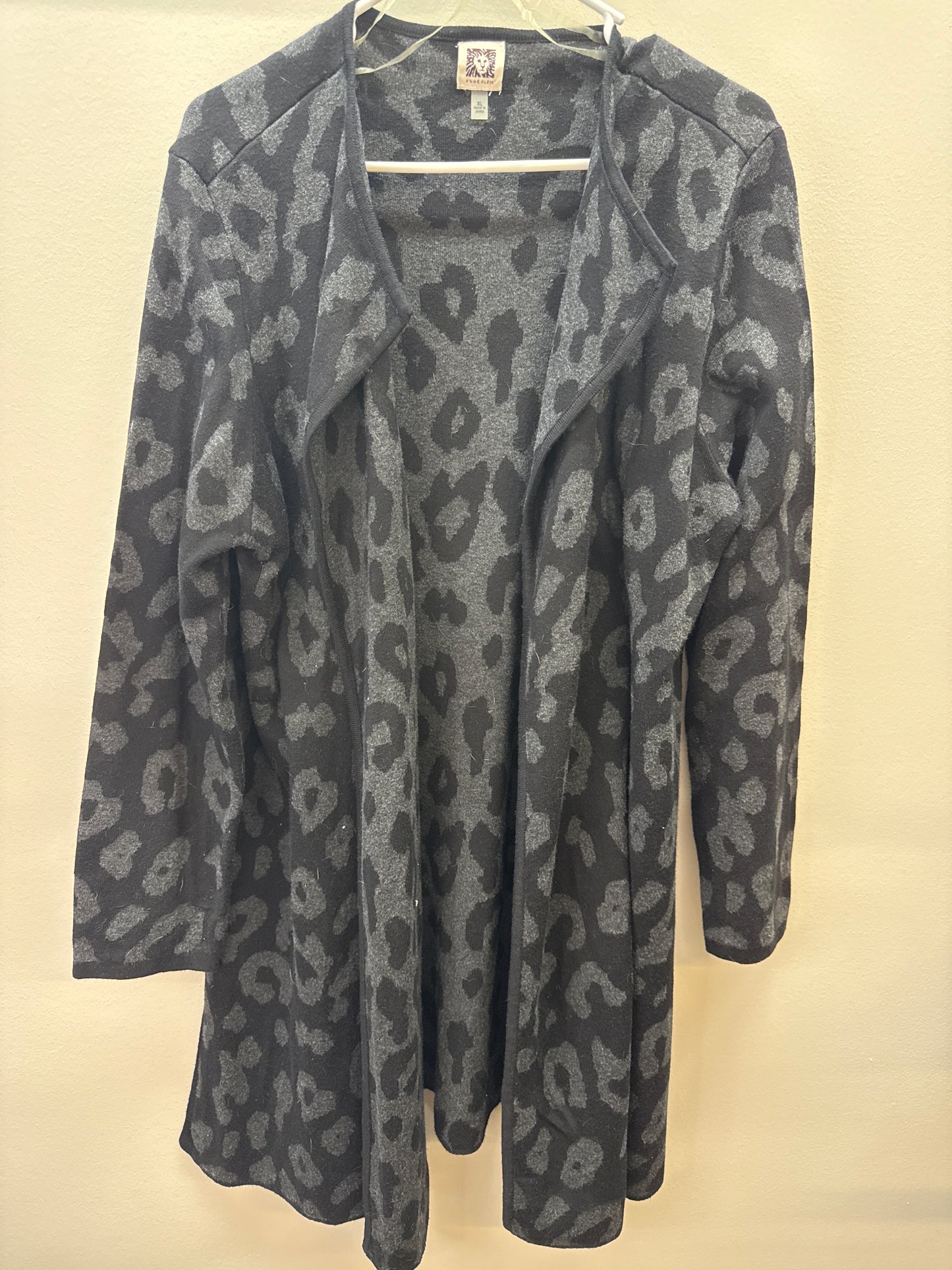 BL 0014 Anne Klein Cheetah Cardigan - XL