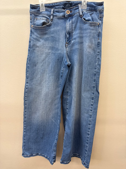 OR 0011 J.Jill Wide Leg Crop Jeans- sz 10