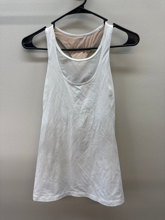 BL 0010 Lululemon White Tank - sz 6