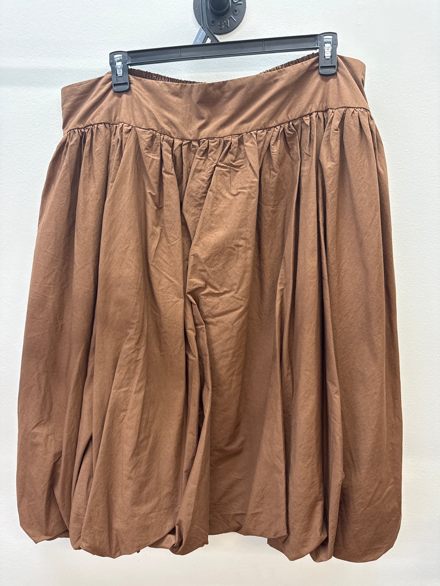BL 0012 NWT Brown Bubble Skirt - 3XL