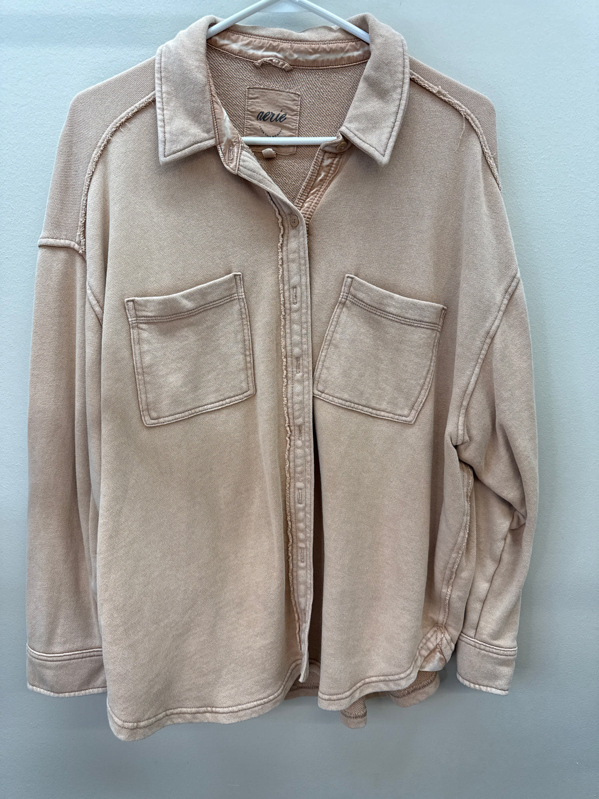 BL 0010 Aerie Tan Shacket - Medium