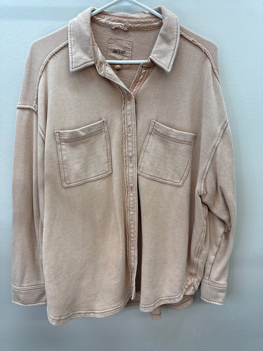 BL 0010 Aerie Tan Shacket - Medium