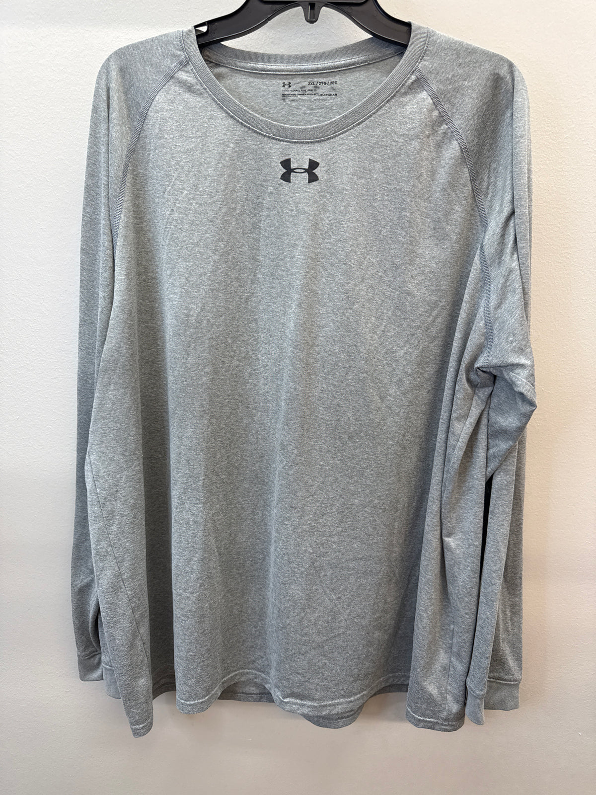 PK 0001 Under Armour Grey LS DriFit Tee - 2XL