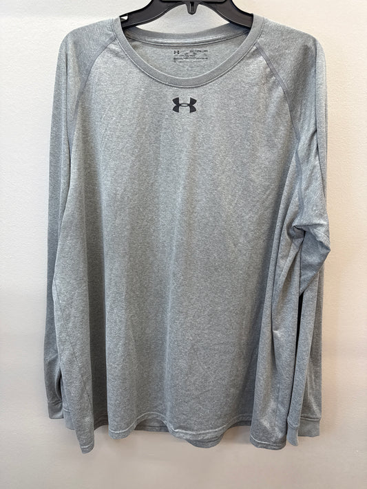 PK 0001 Under Armour Grey LS DriFit Tee - 2XL