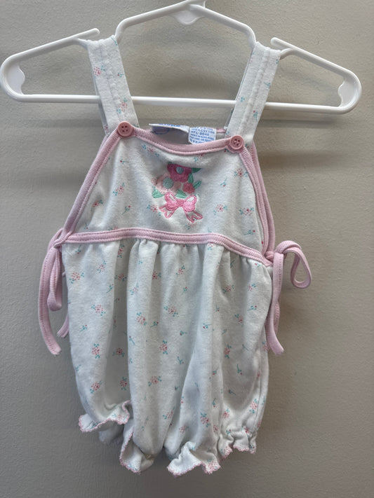 PK*0009 Knit Floral Bubble - 3-6 month