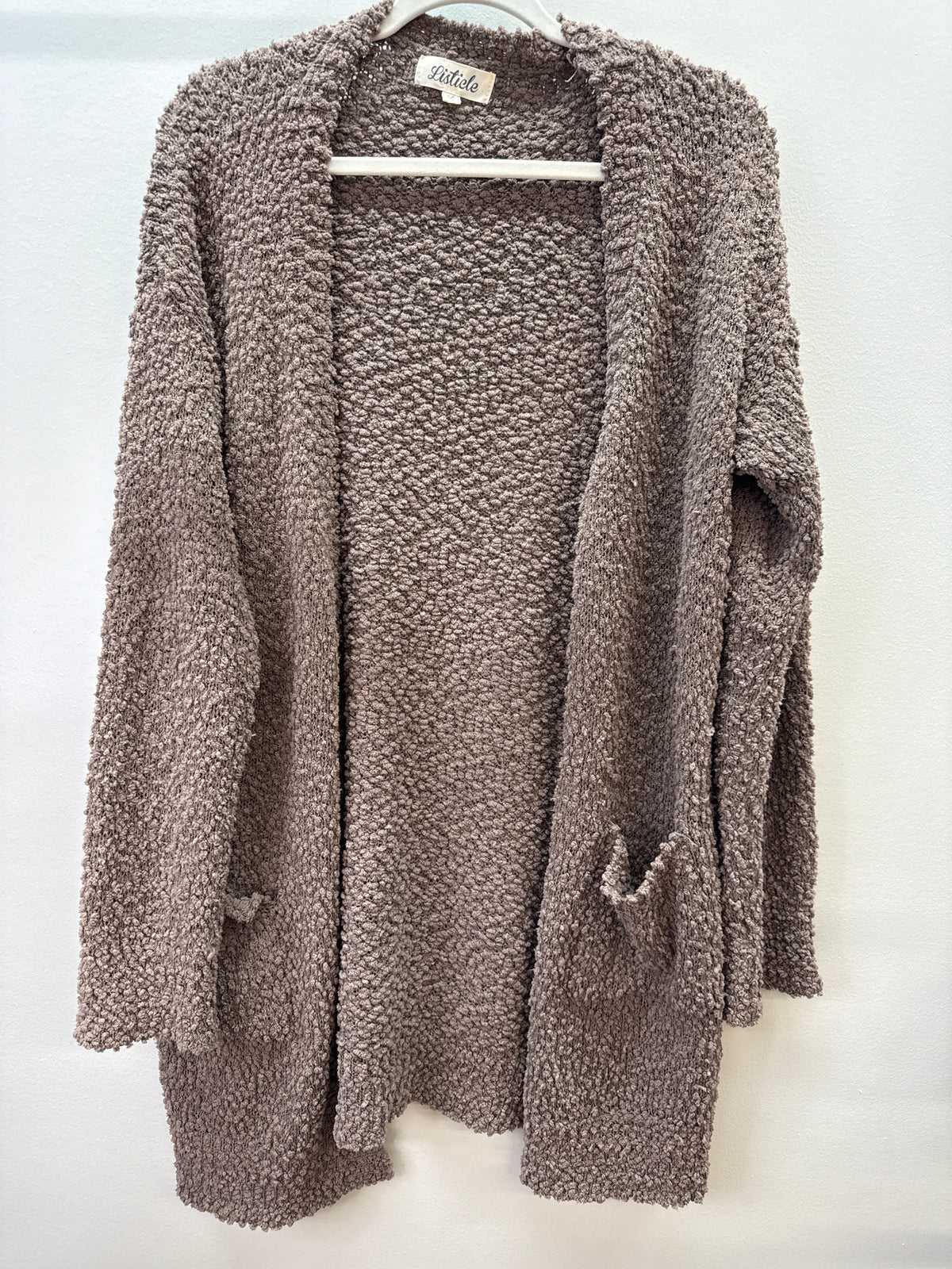 GR 0024 Listicle Brown Cardigan - Large