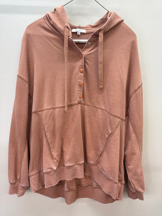 GR*0023 Z Supply Tan Hoodie - XS