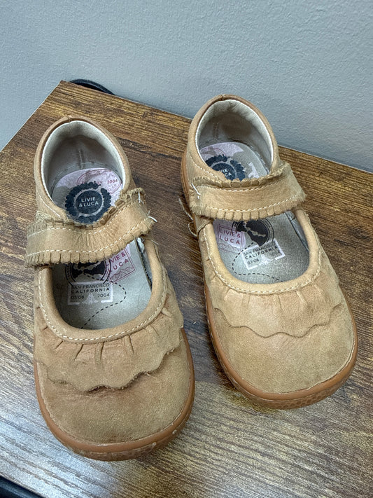 GR 0011 Liv & Luca Suede Mary Jane Shoes - child’s 8