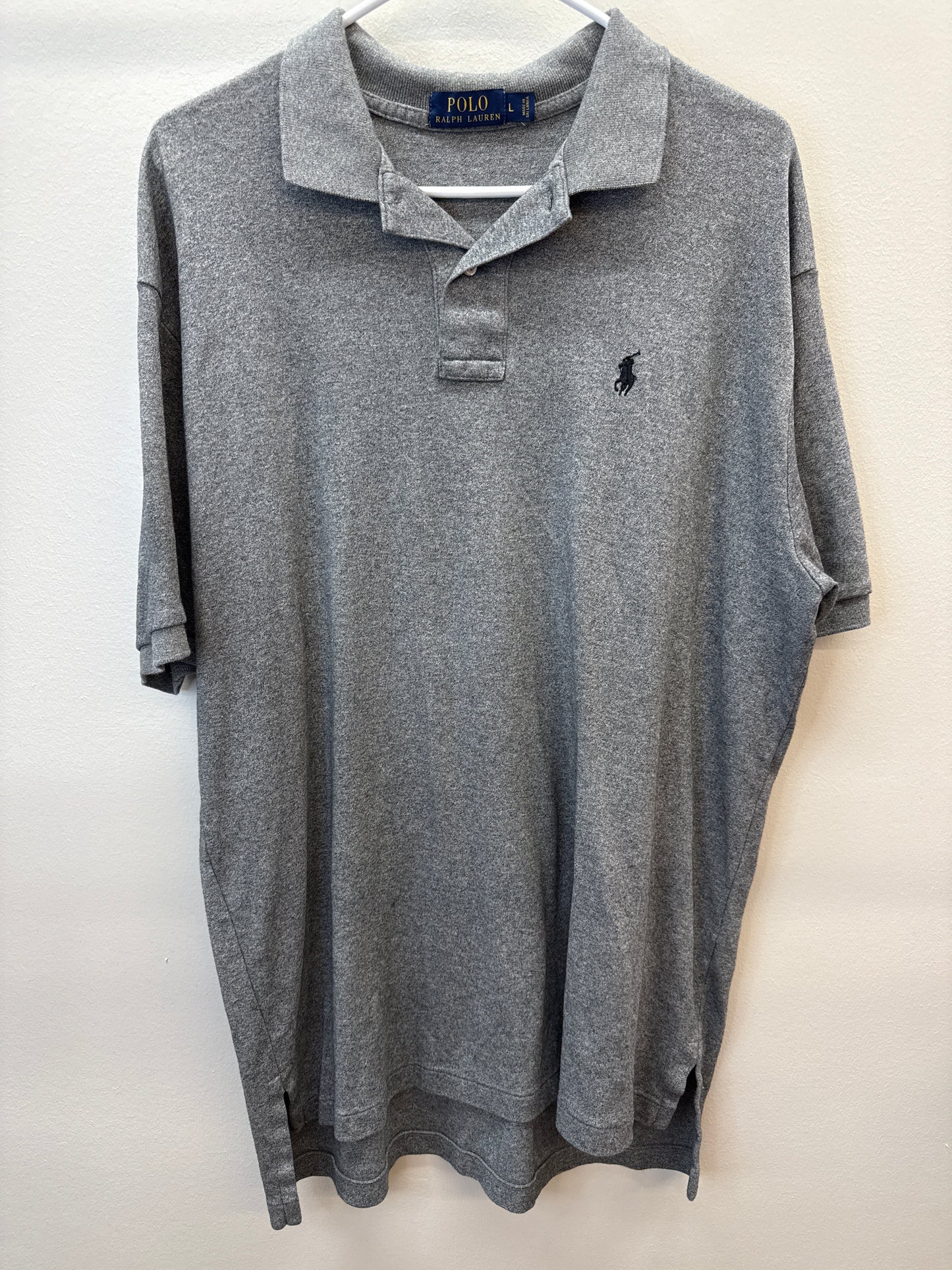 PK 0006 Ralph Lauren Grey Cotton Polo - Large