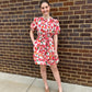 Floral Tie Waist Dress