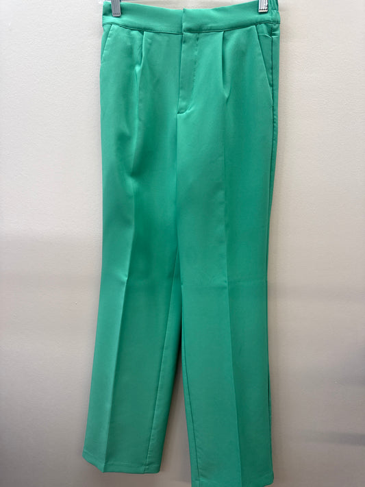 BL 0014 Green Straight Pant - Small