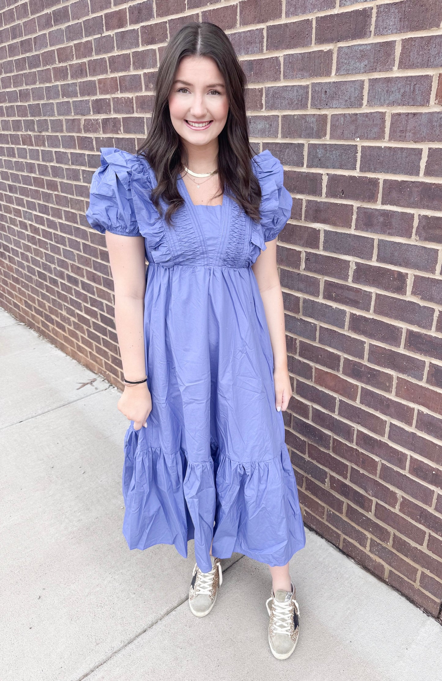 Blue Midi Dress