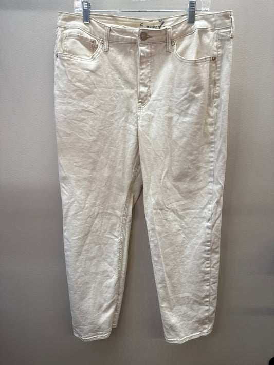 PK 0003 Seven7 Cream Jeans - sz 14