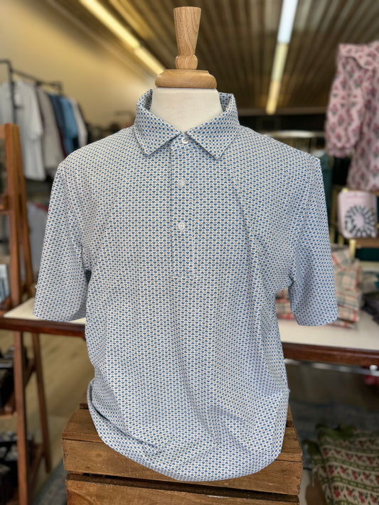 Geo Print Polo