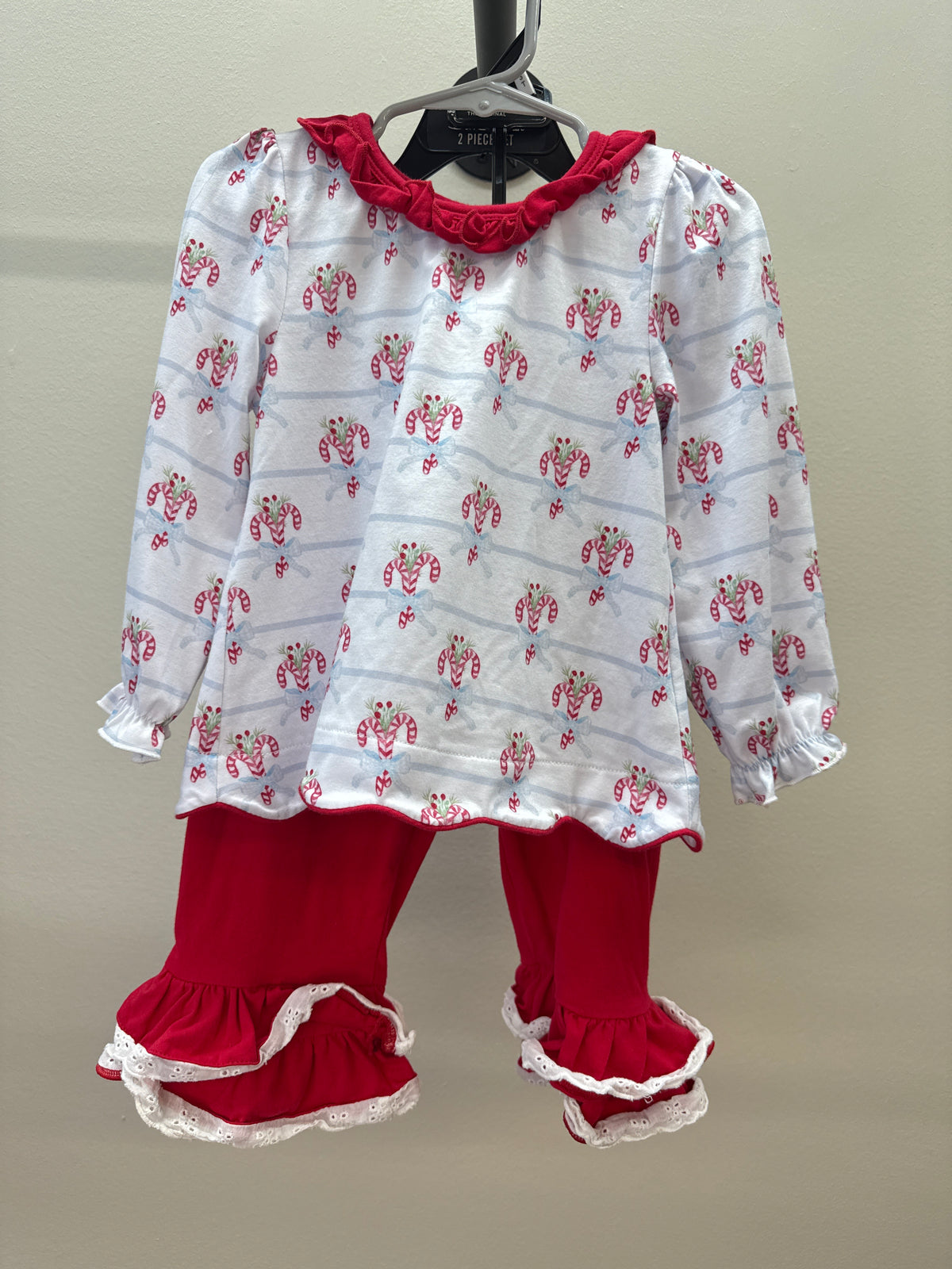 GR*0016 Candy Cane Pant Set - 2T