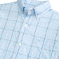 brrr° Intercoastal Rainer Check LS Sport Shirt - Clearwater Blue