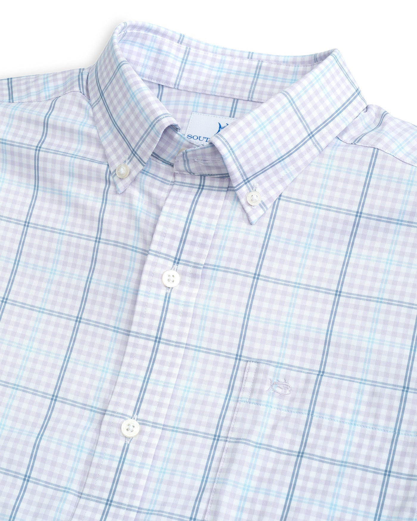 brrr° Intercoastal Rainer Check LS Sport Shirt - Orchid Petal