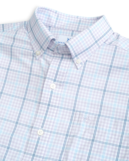 brrr° Intercoastal Rainer Check LS Sport Shirt - Orchid Petal