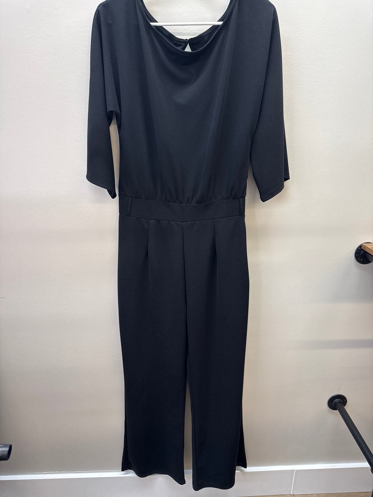BL 0014 Black JumpSuit - Medium
