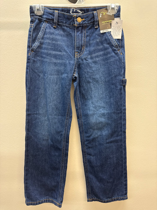 BL*0005 NWT relaxed straight denim pants - boys 7