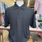 Black Geo Print Polo