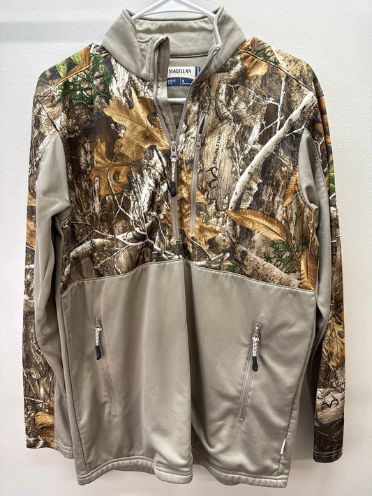 BL 0010 Magellan RealTree Camo QuarterZip - Small