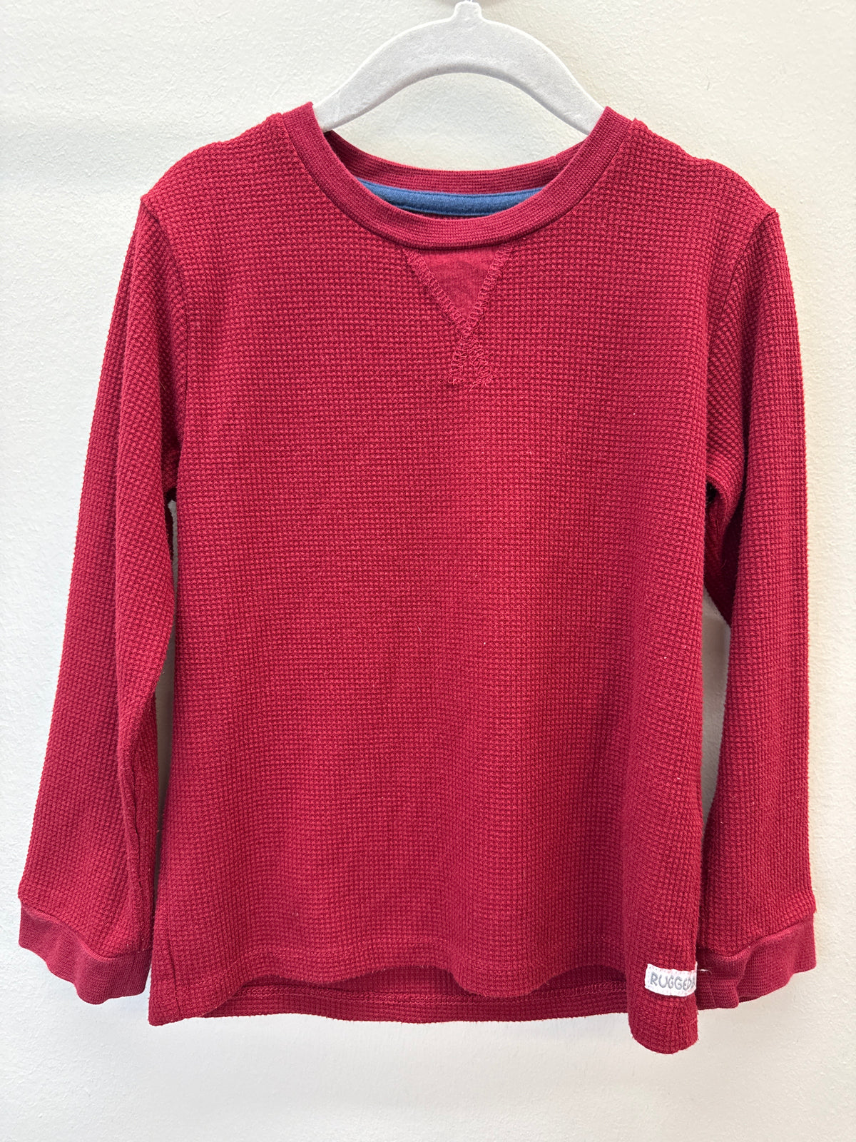 PK*0005 Rugged Butts Red Henley - kids 5
