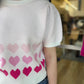 Pink Hearts Sweater
