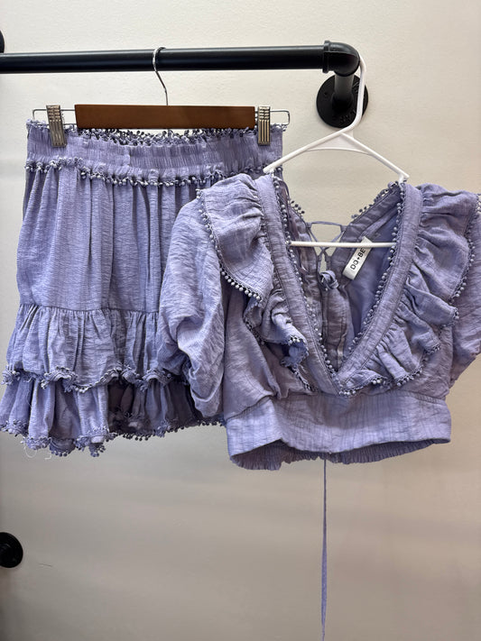 PK 0006 Do+Be Purple Skirt SET - Large