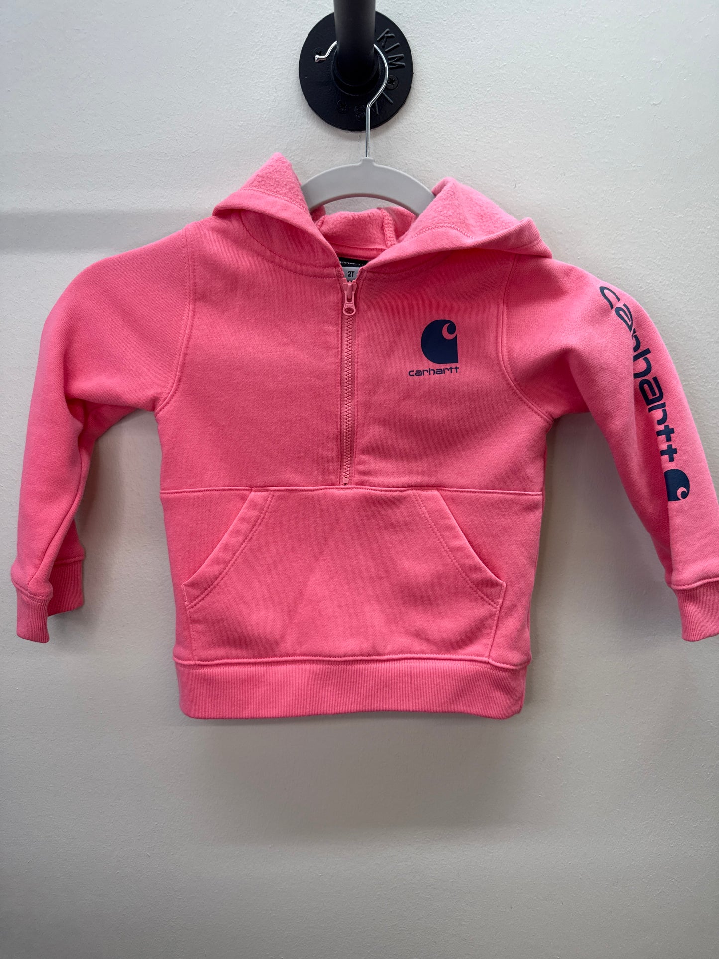 GR*0016 Pink Carhartt Hoodie - 2T