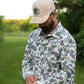 Button Up Green Camo Performance Long Sleeve