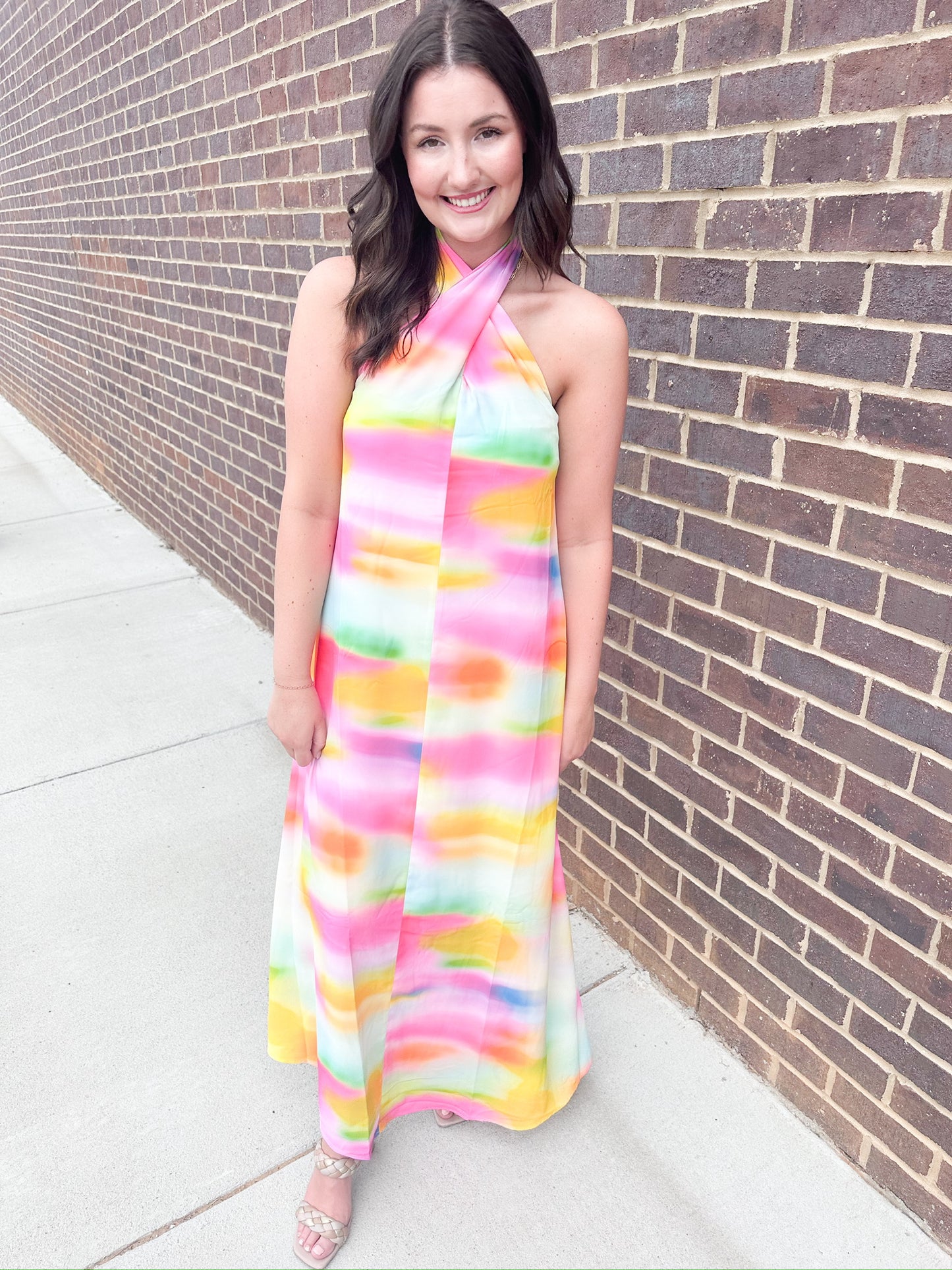 CROSBY Cleo Dress - Desert Sunset