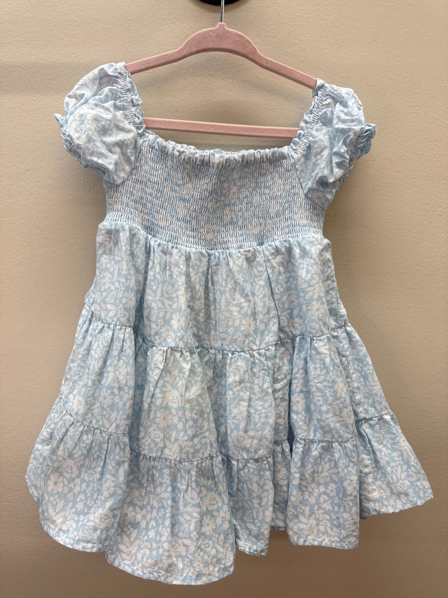 OR 0011 Blue Floral Dress - 24 months