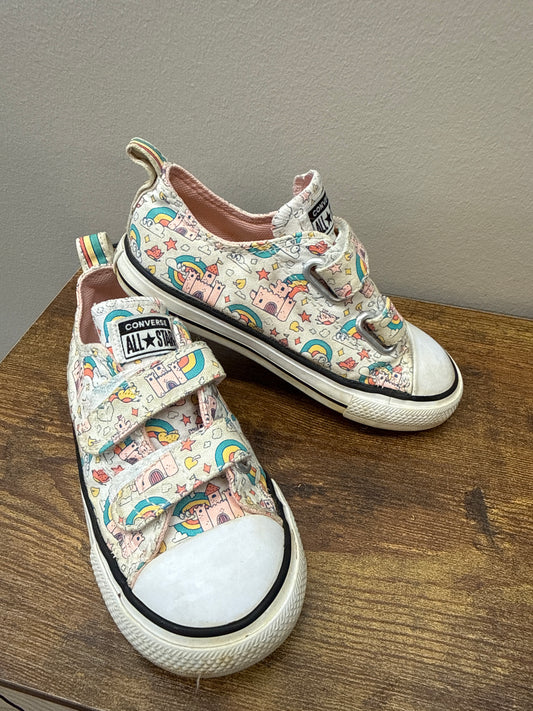 GR 0010 Rainbow Castle Converse Shoes - child’s 9