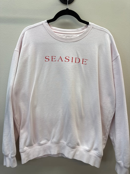 PK 0004 Seaside  Light Pink Sweatshirt - Large