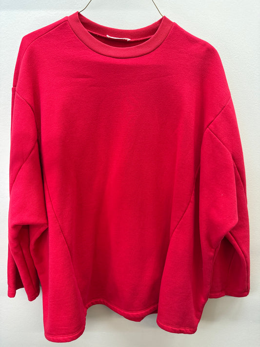 BL 0013 Zenana Red Sweatshirt - S/M